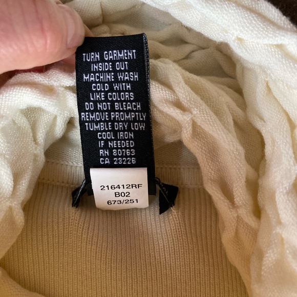 Ivory Sweater dress with cowl neck - Picture 10 of 10